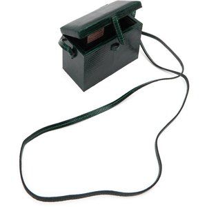 HUNTING SEASON Embossed Leather Mini square trunk Bag